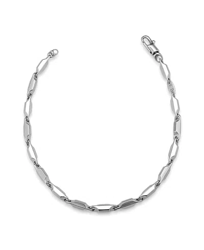 Oradina Sterling Silver Marine Link Bracelet In Metallic