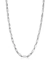 Oradina Sterling Silver Marine Link Chain In White