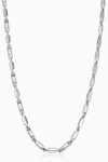 Oradina Sterling Silver Marine Link Chain In Metallic