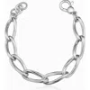 Oradina Sterling Silver Milanese Twist Link Bracelet In Silver
