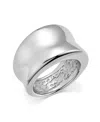 Oradina Sterling Silver Mirage Ring In Brown