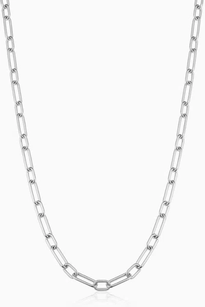 Oradina Sterling Silver Rhythm Link Choker
