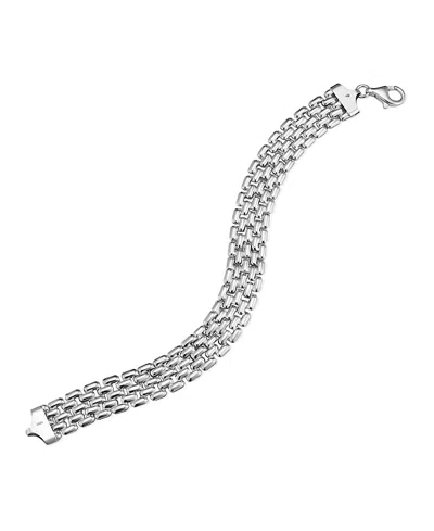 Oradina Sterling Silver The Panther Bracelet