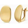 Oradina The Archie Drop Earrings In Yellow Gold