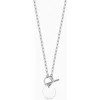 Oradina Toggle Me Disc Pendant Necklace In Silver