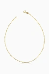 Oradina 14k Yellow Gold Vicenza Rolo Anklet In Yellow Gold