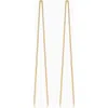 Oradina Vicenza Threaders In Yellow Gold