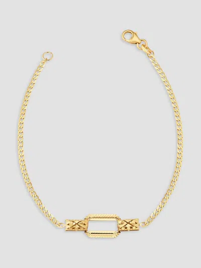 Oradina Women's 14k Yellow Gold Bellisima Bracelet