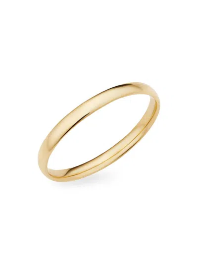 Oradina Women's 14k Yellow Gold Forever Band Stack Ring