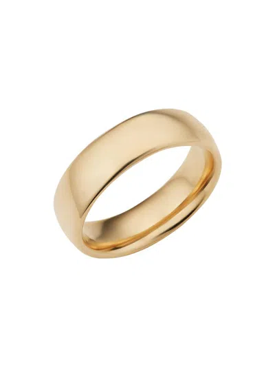 Oradina Women's 14k Yellow Gold Forever Band Statement Ring