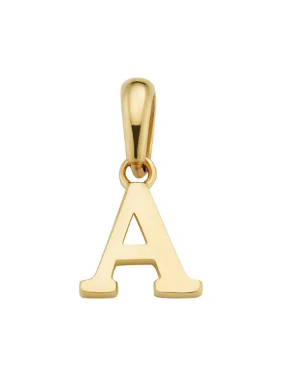 Oradina 14k Gold My Letter Initial Pendant Charm In Letter G