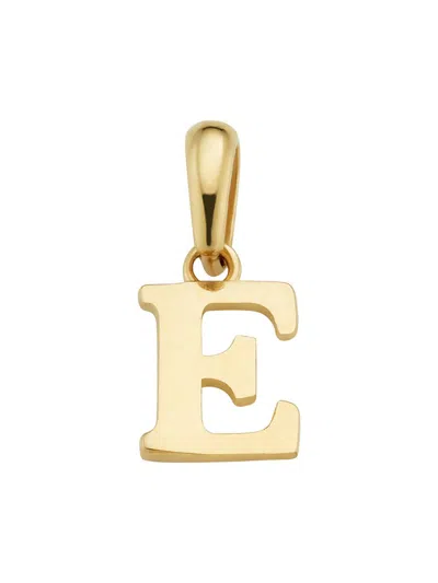 Oradina Women's 14k Yellow Gold My Letter Initial Pendant Charm