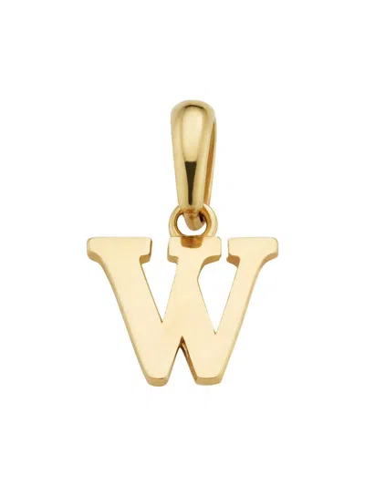 Oradina Women's 14k Yellow Gold My Letter Initial Pendant Charm In Metallic