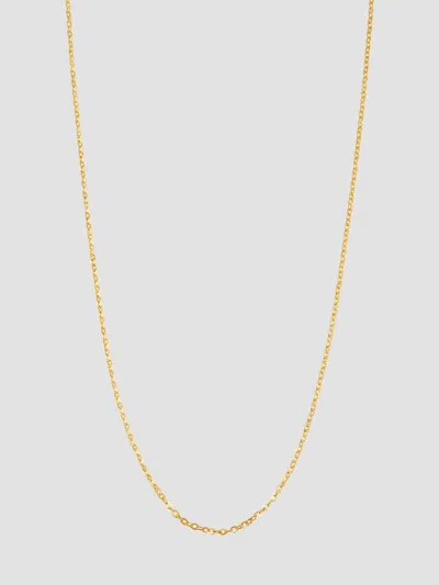 Oradina Women's 14k Yellow Gold Shine Bright Chain Necklace