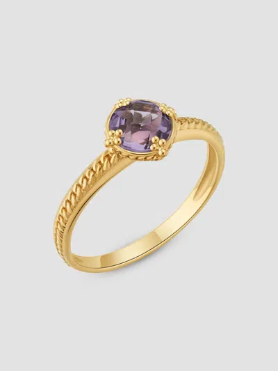 Oradina Women's Antica Ring In 14k Yellow Gold