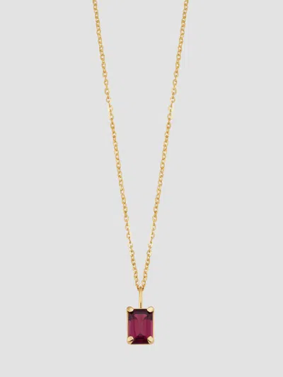 Oradina Women's Date Me Birthstone Pendant Necklace In 14k Yellow Gold