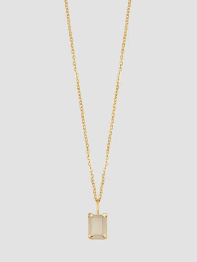 Oradina Women's Date Me Birthstone Pendant Necklace In 14k Yellow Gold