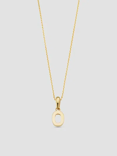 Oradina 14k Gold My Number Pendant Necklace In Number 8