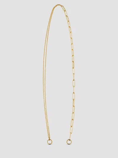 Oradina Women's Rimini Venice Mixed-link Split Chain In 14k Yellow Gold