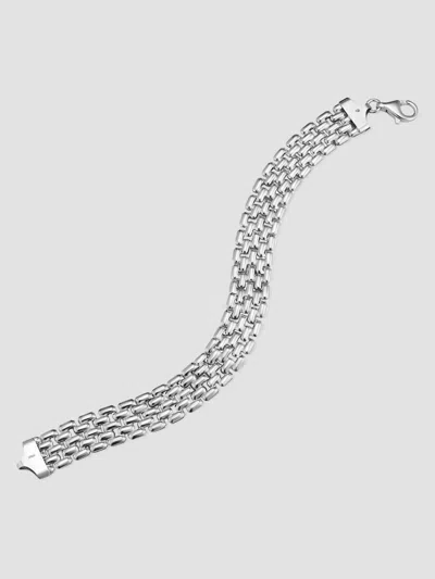 Oradina Women's The Panther Bracelet In Sterling Silver