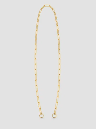 Oradina Women's Venice Link Split Necklace In 14k Yellow Gold