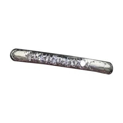 Pre-owned Orange Blossom Antique Art Deco  Platinum Engraved Diamond Wedding Band Ring