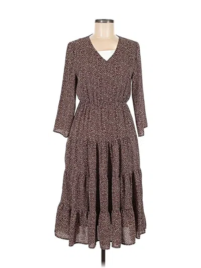 Pre-owned Orange Creek Casual Dress In Brown