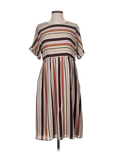 Pre-owned Orange Creek Casual Dress In Burgundy