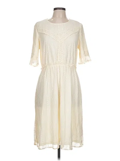 Pre-owned Orange Creek Casual Dress In White