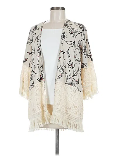 Pre-owned Orange Creek Kimono In White