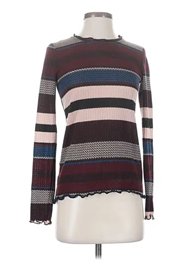 Pre-owned Orange Creek Long Sleeve Turtleneck In Brown