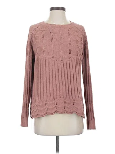 Pre-owned Orange Creek Pullover Sweater In Pink