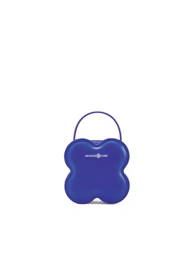 Orange Cube Women's Blue Small Lucky Clover Handbag - Sapphire