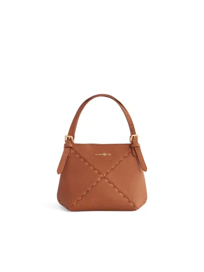 Orange Cube Women's Dusk Mosaic Mini Tote - Brown