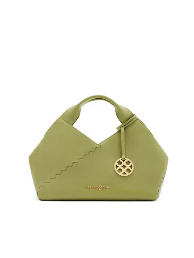 Orange Cube Women's Green Fortune Cookie Mini Tote - Matcha