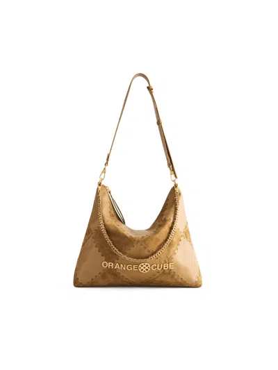 Orange Cube Women's Metropolitan Crossbody Bag - Honey Brown