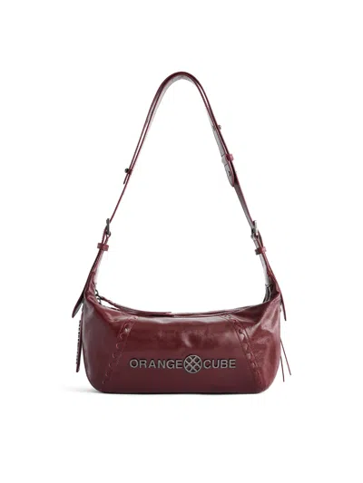 Orange Cube Women's Metropolitan Hobo Bag - Bordeaux Red