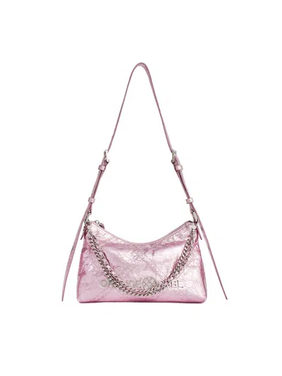Orange Cube Women's Metropolitan Shoulder Bag - Metallic Pink