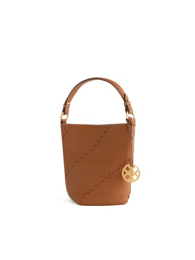 Orange Cube Women's Mosaic Slouch Bucket Bag - Brown