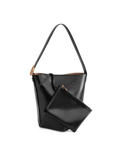 Orange Cube Women's Mosaic Slouch Tote - Black
