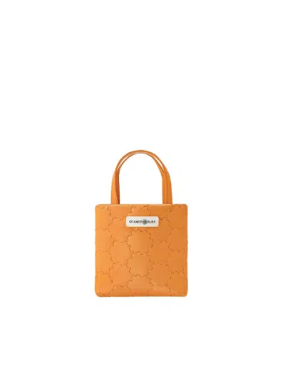 Orange Cube Women's Mosaic Soft Tote - Orange