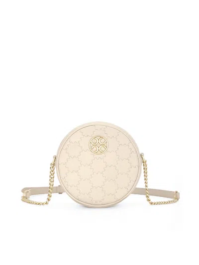 Orange Cube Women's Quilted Impressions Round Bag - Whisper Pink