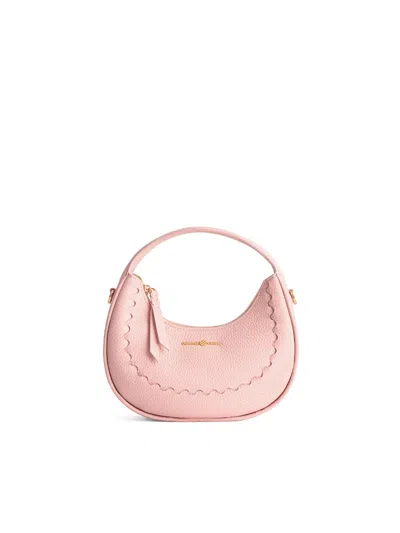 Orange Cube Women's Smile Hand Bag - Baby Pink