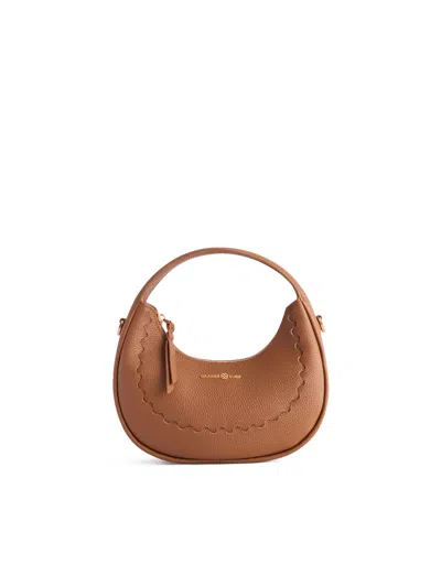 Orange Cube Women's Smile Hand Bag - Brown