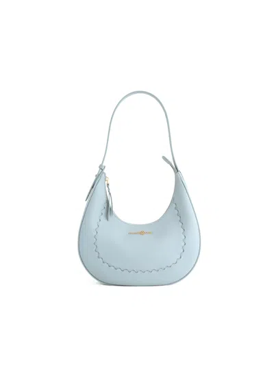 Orange Cube Women's Smile Shoulder Bag - Baby Blue