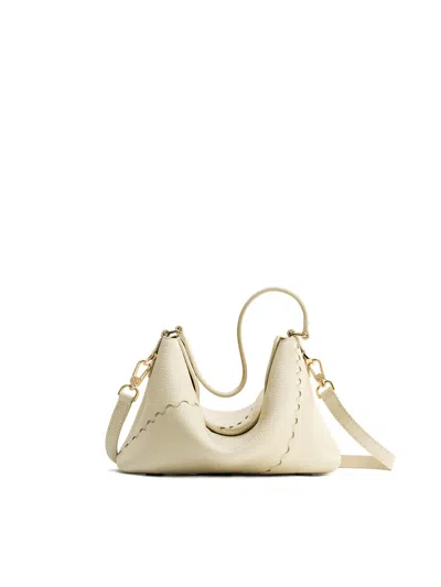 Orange Cube Women's White Vina Shoulder Bag - Cream