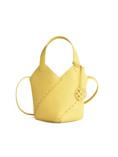 Orange Cube Women's Yellow Modern Basket Bag - Lemon Tart