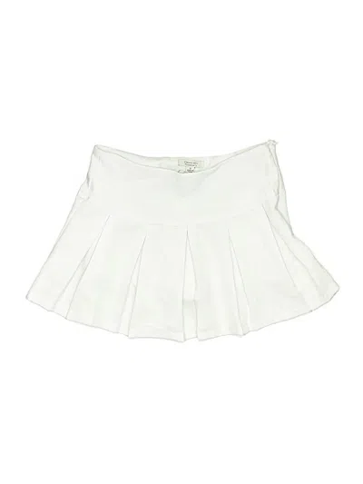 Pre-owned Orange Kiss Active Skort In White