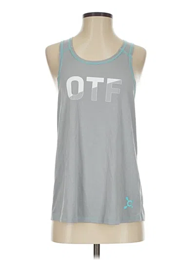 Pre-owned Orange Theory Active Tank Top In Gray