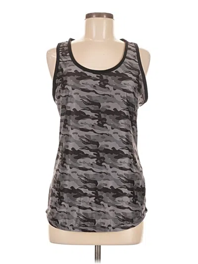 Pre-owned Orange Theory Active Tank Top In Gray